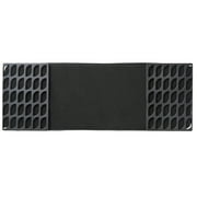 Better Homes & Gardens Black Polyester Entryway Shoe Drying Mat with Mud Removal