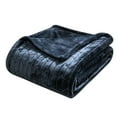 Better Homes & Gardens Polyester Velvet Plush Throw, Greystone, 50" x