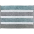 Better Homes & Gardens Polyester/cotton 20" x 30" Stripe Bath Rug, Blue