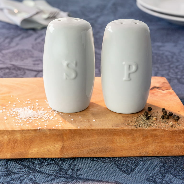 Salt shaker and pepper shaker set, porcelain, HOME & KITCHEN - Nuova R2S