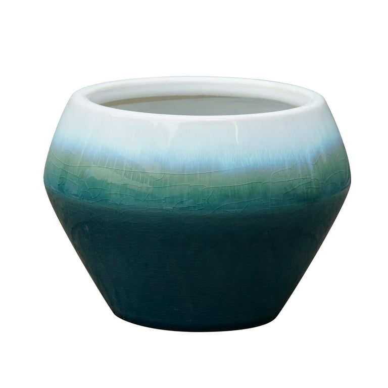 Better Homes & Gardens Milania Ceramic Reactive Finish Planter, 10 Better Homes & Gardens Milania Ceramic Reactive Finish Planter, 10