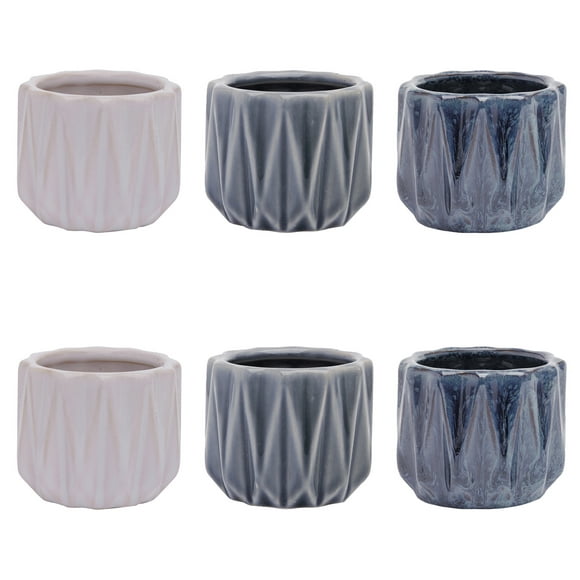 Blue Ceramic Pots