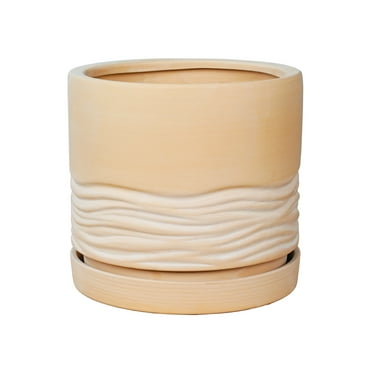 Better Homes & Gardens Pottery 8" Terry Terracotta Planter, Red