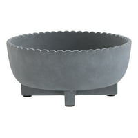 Better Homes & Gardens Pottery 8-in Thalea Ceramic Scalloped Bowl Deals