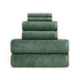 thumbnail interactive-video image 1 of Better Homes & Gardens PowerLoft 6 Piece Bath Towel Set, Green Ash, 1 of 12