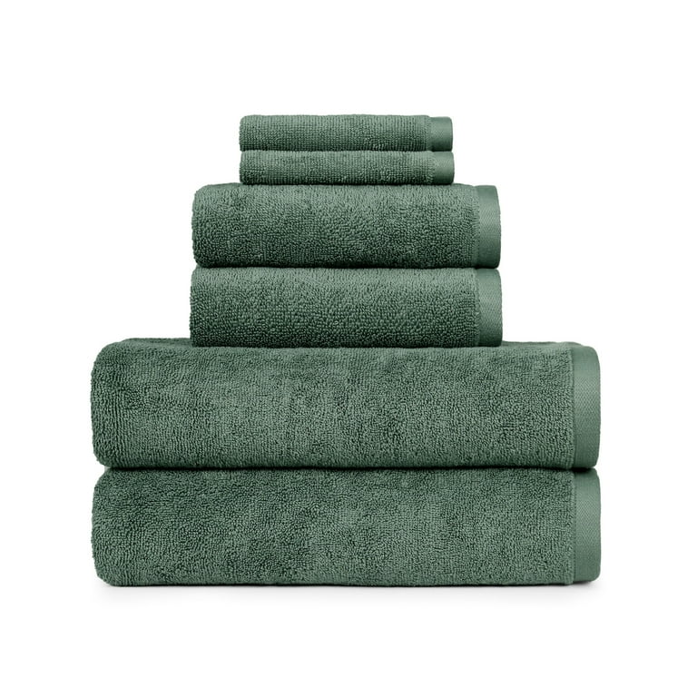 Better Homes & Gardens PowerLoft AIRRICH Cotton Bath Towel Set 6