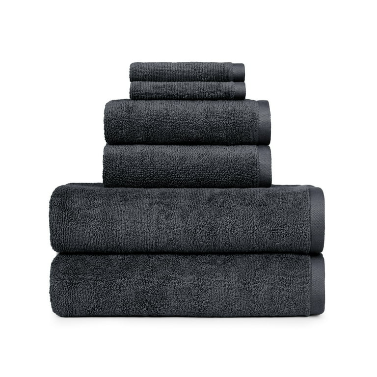 Better Homes & Gardens PowerLoft 6 Piece Bath Towel Set in