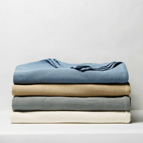 Better Homes & Gardens Pure Cotton Woven Full/Queen Bed Blanket in Grey