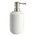 thumbnail image 1 of Better Homes & Gardens Reactive Glazed Textured Ceramic Lotion Pump, Creamy White, 1 of 7