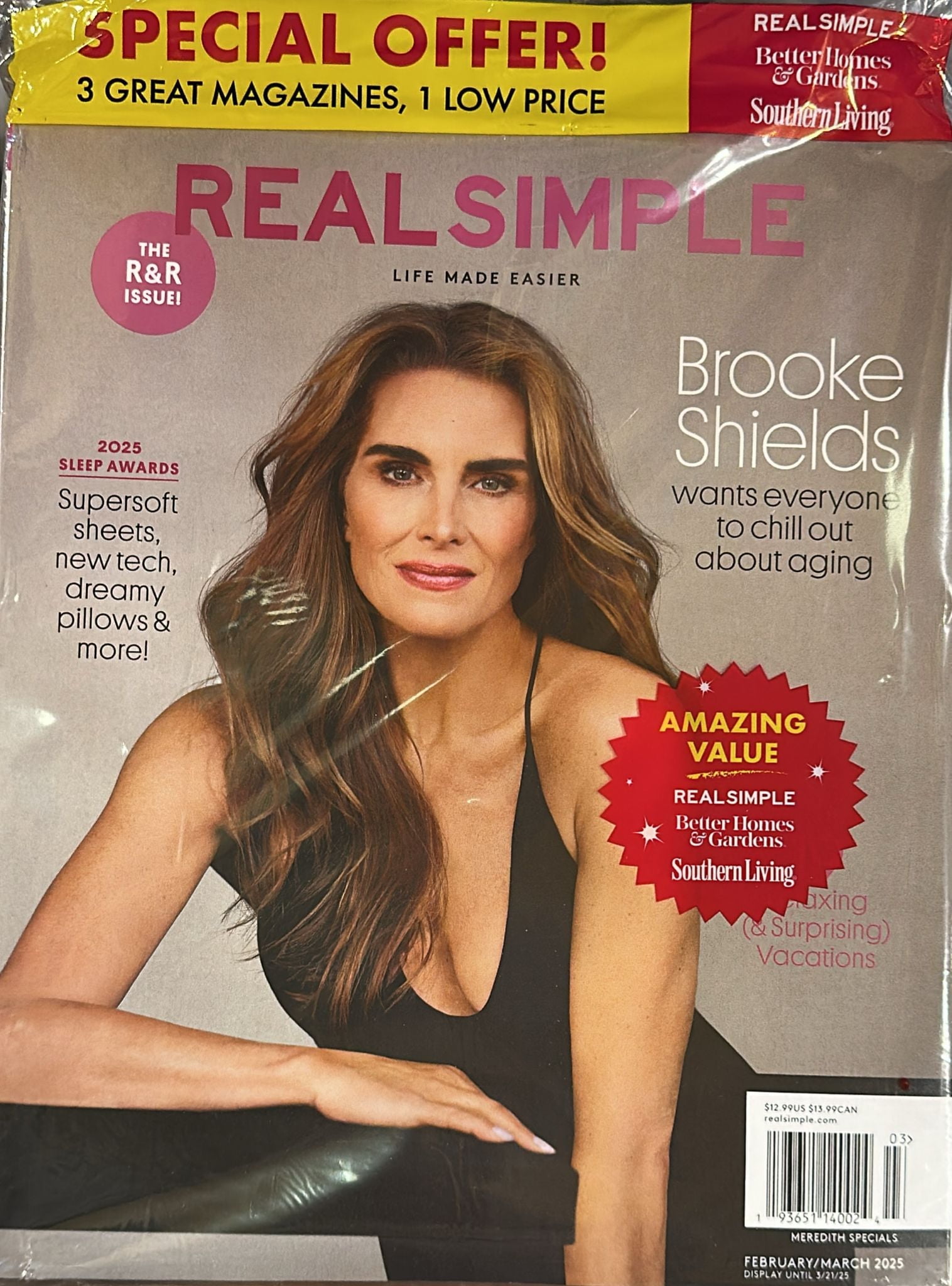 Better Homes & Gardens +Real Simple + Southern Living Magazine February-March 2025