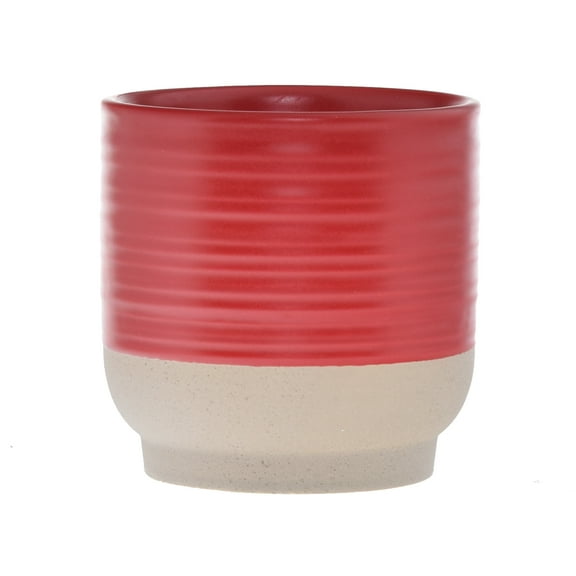 Better Homes & Gardens Red Lava Citrus 16oz Scented 2-Wick Stoneware Candle