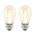 thumbnail image 1 of Better Homes & Gardens S14 0.9W LED Replacement Bulbs for Outdoor Commercial String Lights, Warm White, 2-Pack, 1 of 6