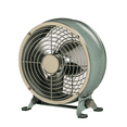 thumbnail image 1 of Better Homes & Gardens Retro 5" 3-Speed Metal Sage Tiltable New Drum Fan, 1 of 5
