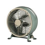 Better Homes & Gardens Retro 5" 3-Speed Metal Sage Tiltable New Drum Fan