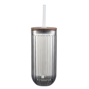 Better Homes & Gardens Rib Smoke Glass Sipper