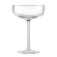 thumbnail image 1 of Better Homes & Gardens Ribbed Coupe Glass, Clear, 10 oz, 1 of 3