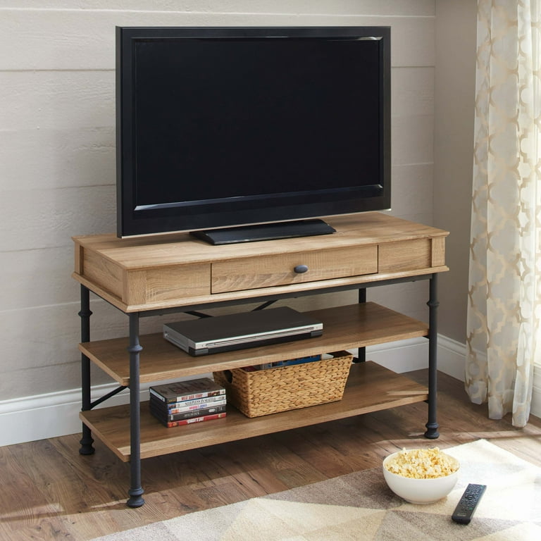 Jacinto rustic reclaimed oak tv deals stand