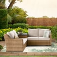 thumbnail image 1 of Better Homes & Gardens River Oaks 3-Piece Outdoor Sectional Set, Natural, 1 of 8