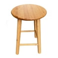 thumbnail image 1 of Better Homes & Gardens Round 18 in High Backless Bamboo Stool/Adult Footrest for Indoor Use, 1 of 20