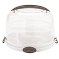 thumbnail image 1 of Better Homes & Gardens Round Cake Carrier with Clear Cover, 13" D, 1 of 3