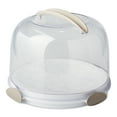 thumbnail interactive-video image 1 of Better Homes & Gardens Round Cake Carrier with Clear Plastic Cover, 13" Diameter, Dishwasher Safe, Best Used for Leftover Storage and Party Transportation, 1 of 12