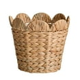 thumbnail image 1 of Better Homes & Gardens Medium Round Scalloped Rim Water Hyacinth Basket, 1 of 4