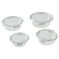 thumbnail image 1 of Better Homes & Gardens Round Tritan Food Storage Container with Tritan Lid. Set of 4, 8 Pieces, 1 of 8