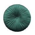 thumbnail image 1 of Better Homes & Gardens Round Tufted Velvet 18” x 18” Emerald Green Polyester Decorative Pillow, 1 of 4