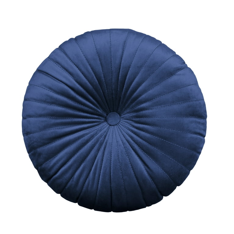 Round Tufted Velvet Throw Pillow by World Market