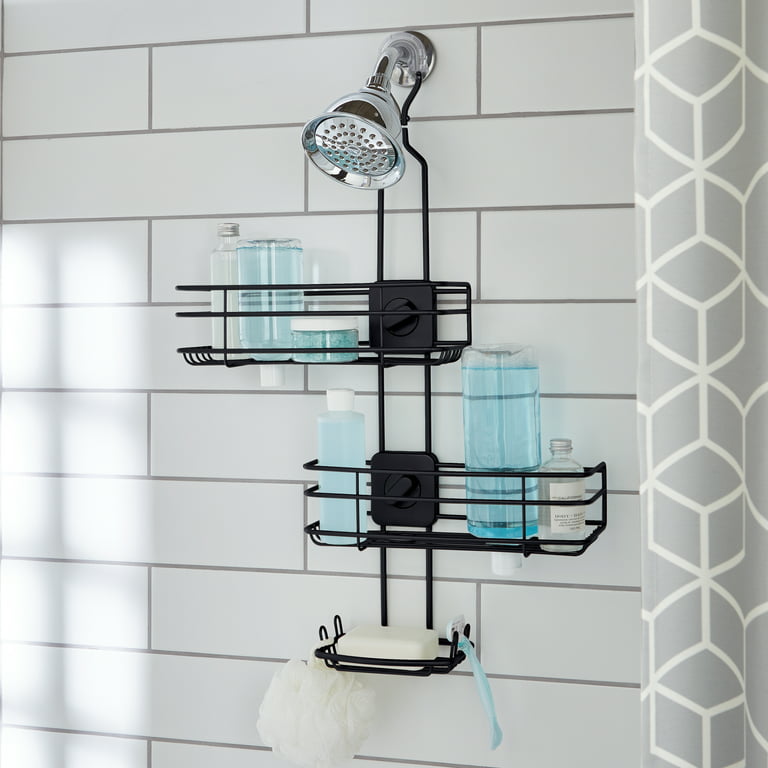 Rectangle Suction Cup Shower Caddy Shelf