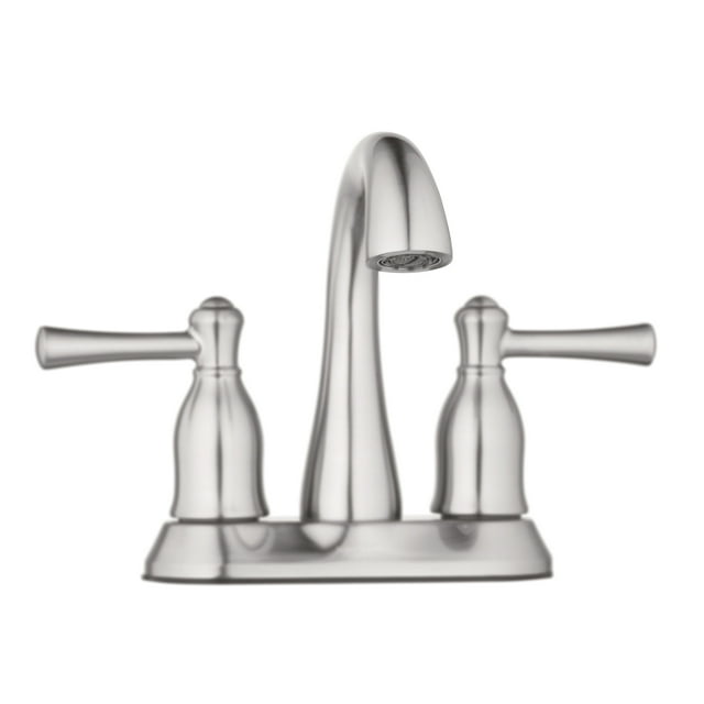 Better Homes & Gardens Safford Two Handle Bathroom Sink Faucet, Satin
