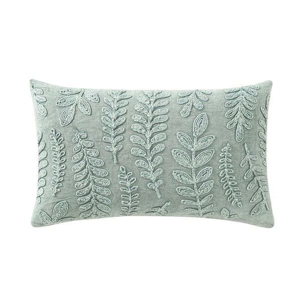 Better Homes & Gardens, Sage Embroidered Botanical Decorative Pillow