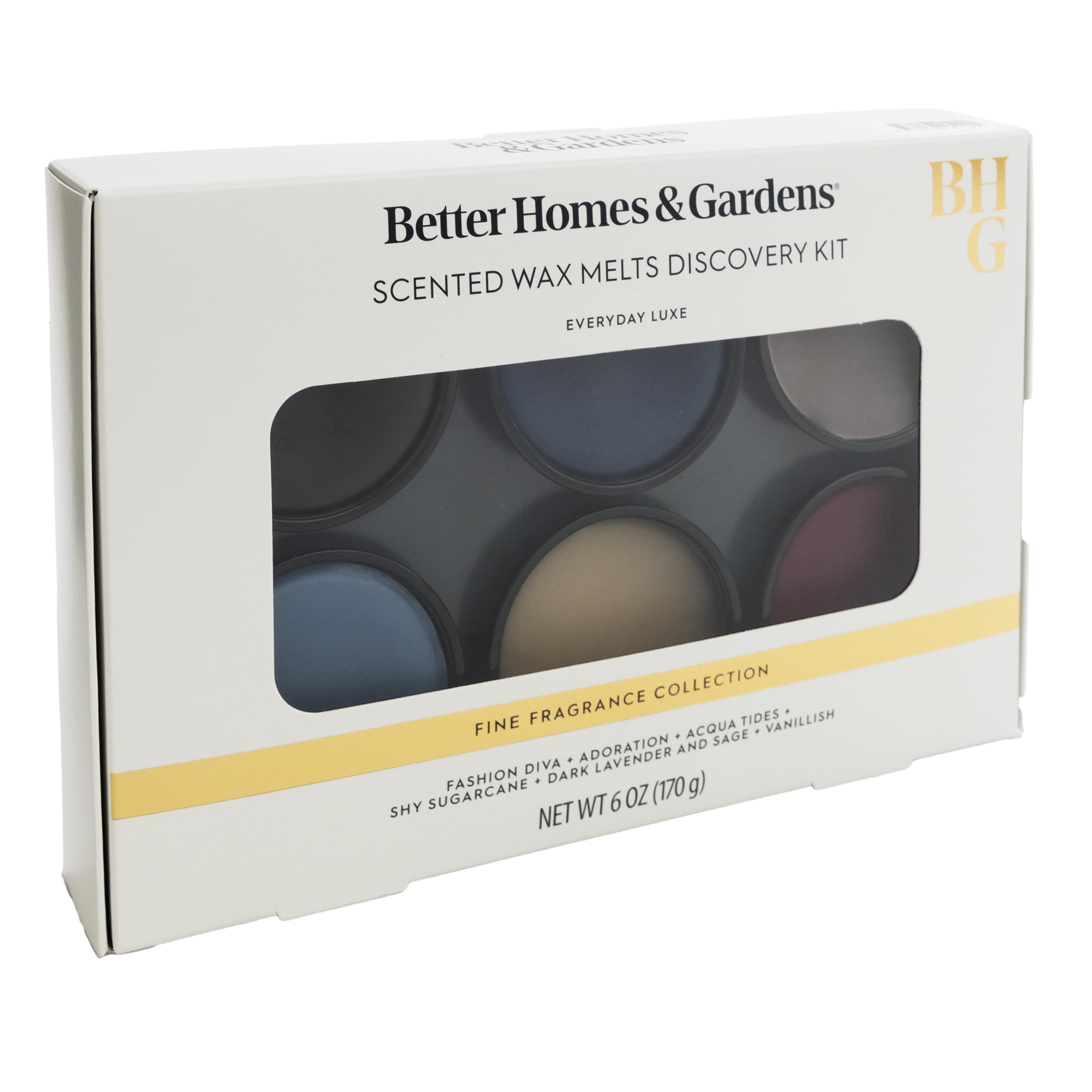 Better Homes & Garden Luxury Fragrance Wax Melts Discovery Kit No.1 - Home Aroma Collection