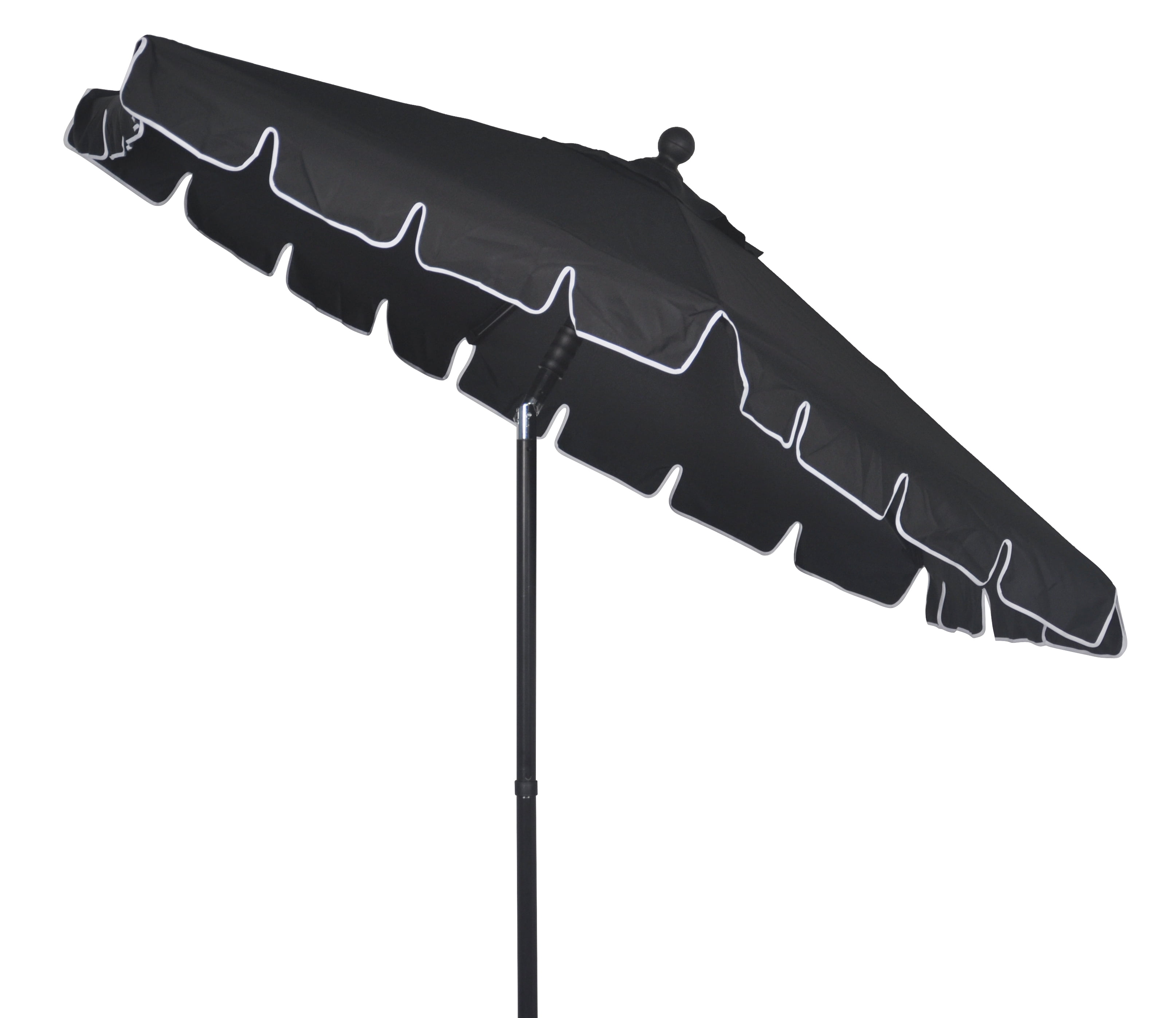 Better Homes & Gardens Scalloped 7.5’ PushUp & Tilt Patio Umbrella