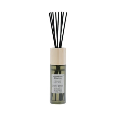 Better Homes & Gardens Sea Moss & Sage Scented Reed Diffuser 3 Fl Oz (90 ml) W/ 8 Synthetic Reeds