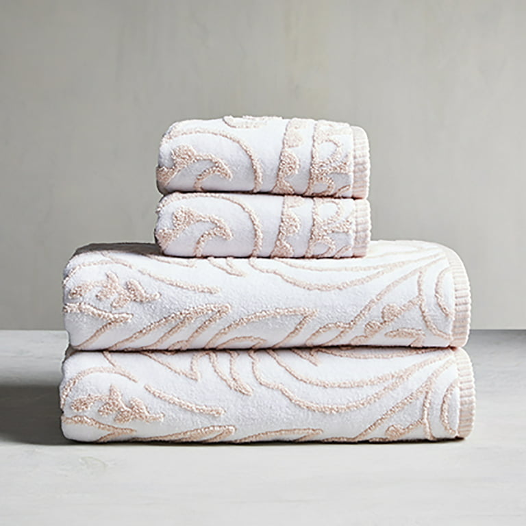 Buy Hand Crafted Farmhouse Grainstripe Towel Set With Sewn Corner