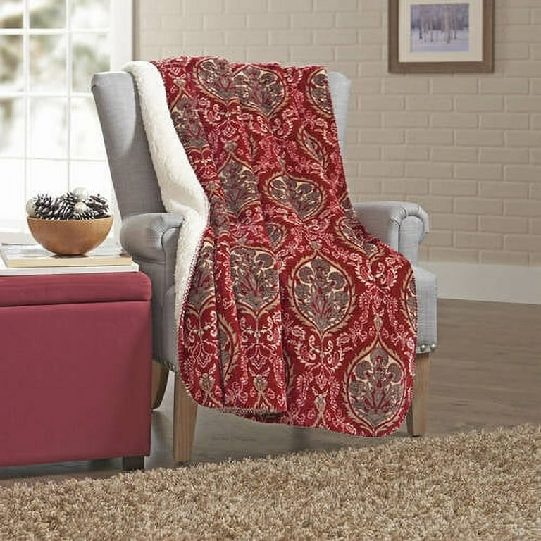 Better Homes Gardens Sherpa Throw Blanket 1 Each Walmart