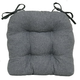 Brentwood Originals Faux Suede Chair Cushion 16 L x 14.5 W Chocolate Single Walmart
