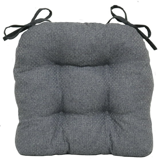 Better Homes & Gardens Shredded Memory Foam Chair Cushion, 16" x 14.5", Grey Flannel, Single