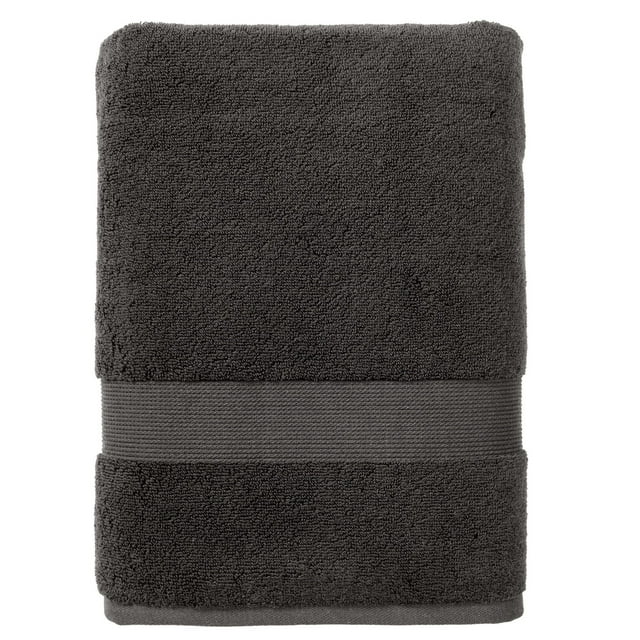 Better Homes & Gardens Signature Soft Bath Towel, Gray Shadow