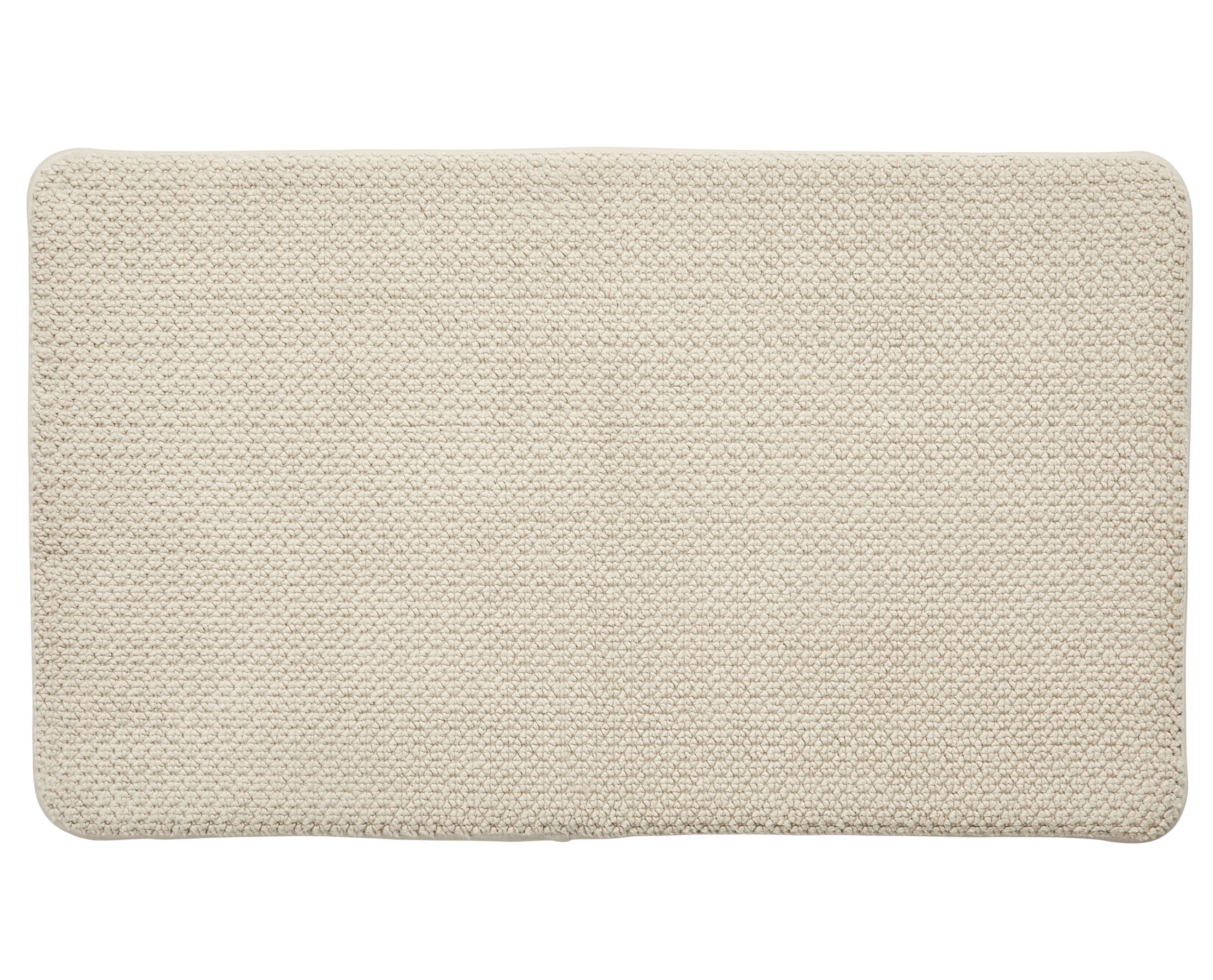 Better Homes & Gardens Signature Soft Cotton Memory Foam Bath Rug, Almond Biscuit, 20" x 34"