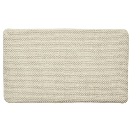 Better Homes & Gardens 20" x 34" Signature Soft Cotton Memory Foam Bath Rug, Almond Biscuit