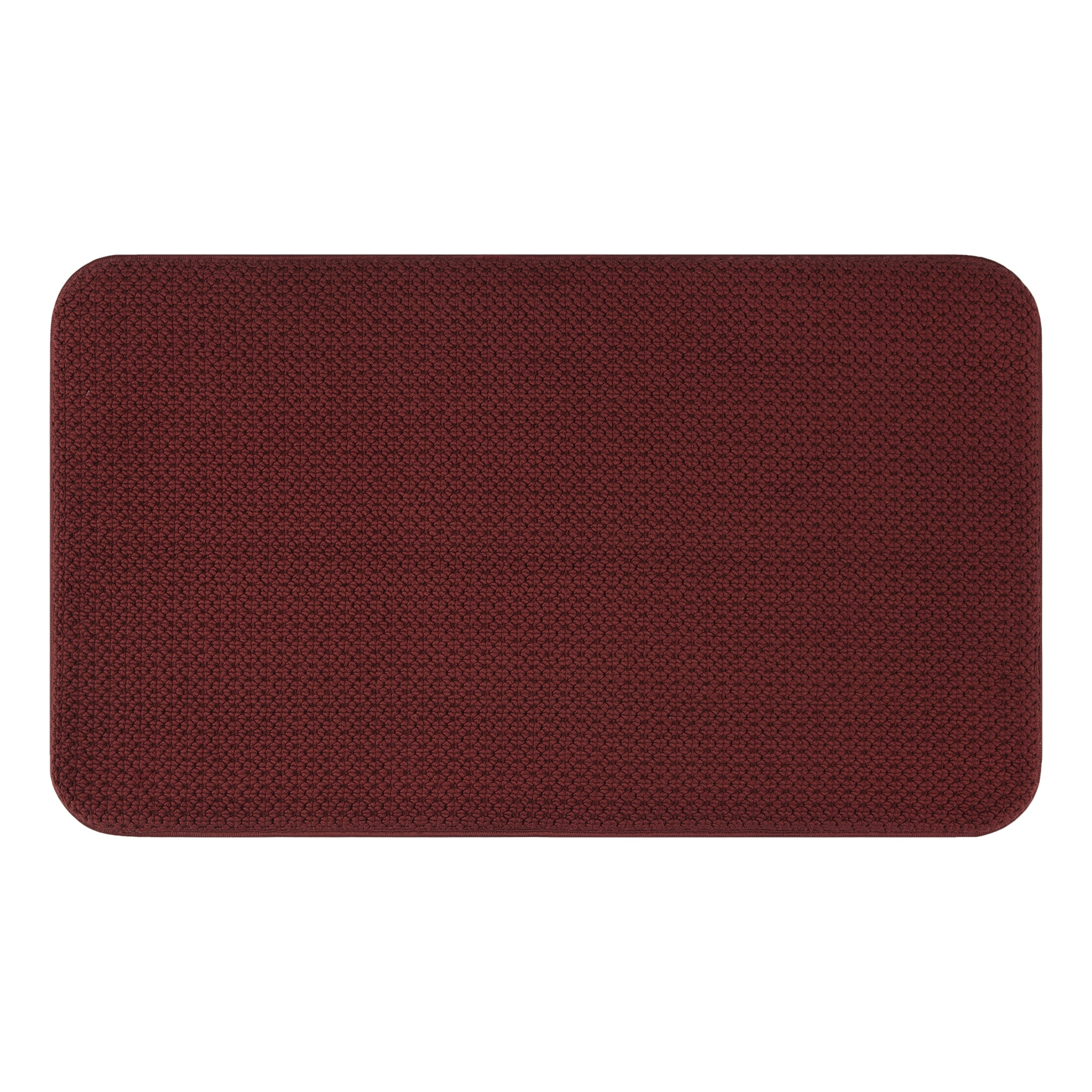 Better Homes & Gardens Signature Soft Cotton Memory Foam Bath Rug, Deep Redwood, 20" x 34"