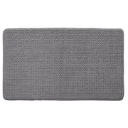 Better Homes & Gardens Signature Soft Cotton Memory Foam Bath Rug, Gray Flannel, 20" x 34"