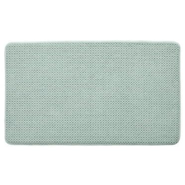 Better Homes & Gardens Signature Soft Cotton Memory Foam Bath Rug, Green River, 20" x 34"