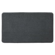Better Homes & Gardens Signature Soft Cotton Memory Foam Bath Rug, Grey Shadow, 20" x 34"