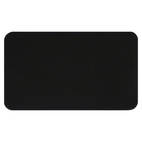 Better Homes & Gardens Signature Soft Cotton Memory Foam Bath Rug, Rich Black, 20" x 34"