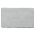 thumbnail interactive-video image 1 of Better Homes & Gardens Signature Soft Cotton Memory Foam Bath Rug, Soft Silver, 20" x 34", 1 of 13