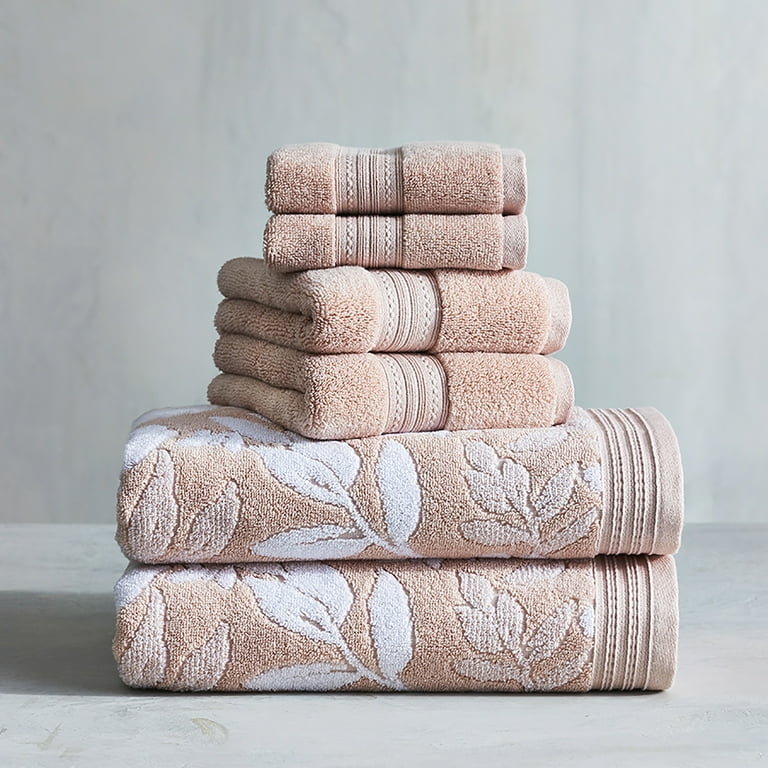 White Hotel Collection Embroidery Line Cotton Bath Towels set of 1 600 GSM  