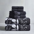 thumbnail image 1 of Better Homes & Gardens Signature Soft Floral 6 Piece Towel Set, Gray Shadow, 1 of 8